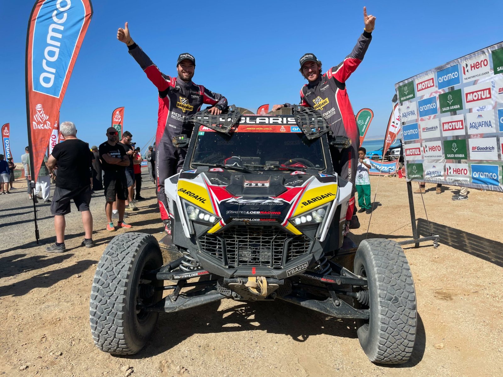 Polaris RZR a Sébastien Loeb Racing team slaví vítězství na Dakar rally 2024