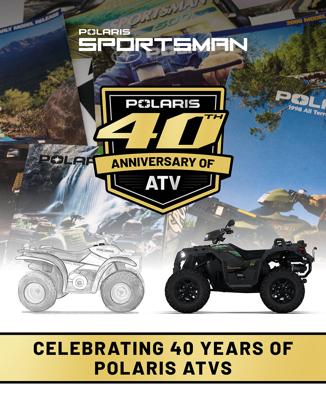 Polaris slaví 40 let čtyřkolek