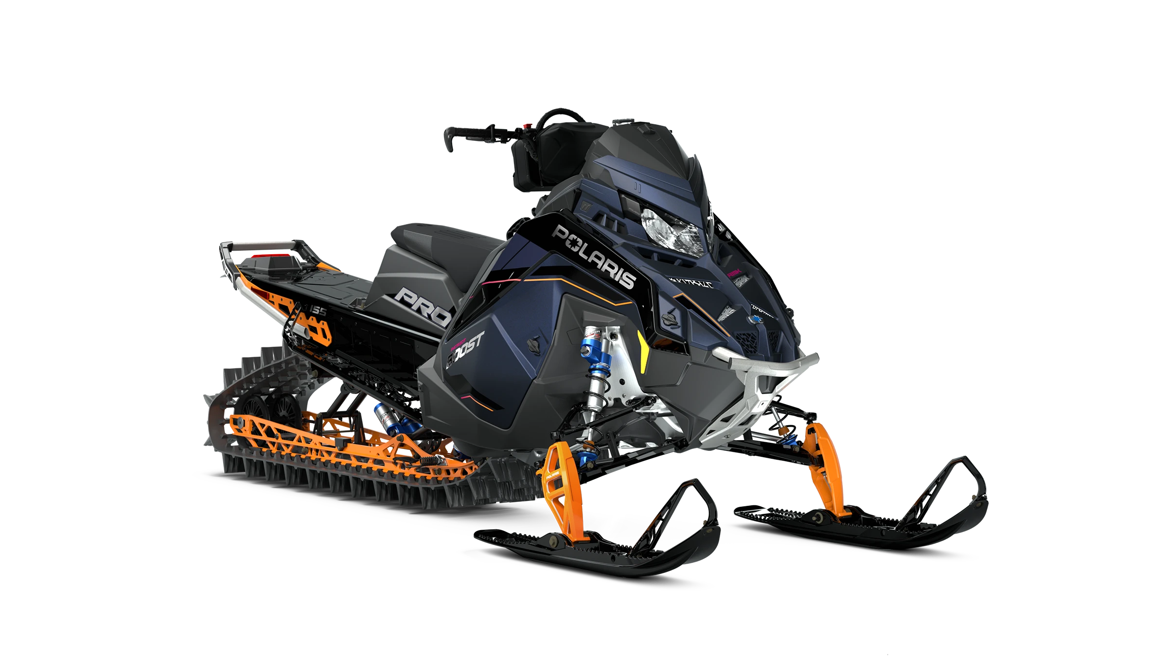 Polaris Patriot Boost RMK Khaos 155 INTL (7S) Cruiser black/blue dusk
