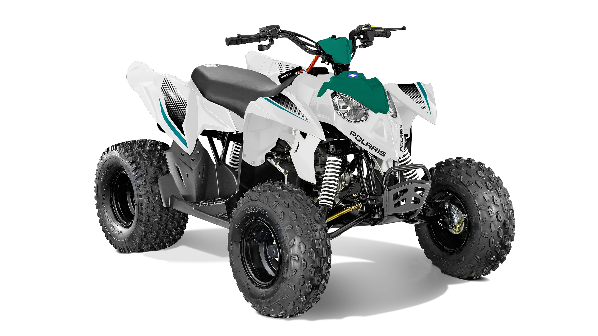 Polaris Outlaw 110 EFI Bright White / Radiant Green (CA)